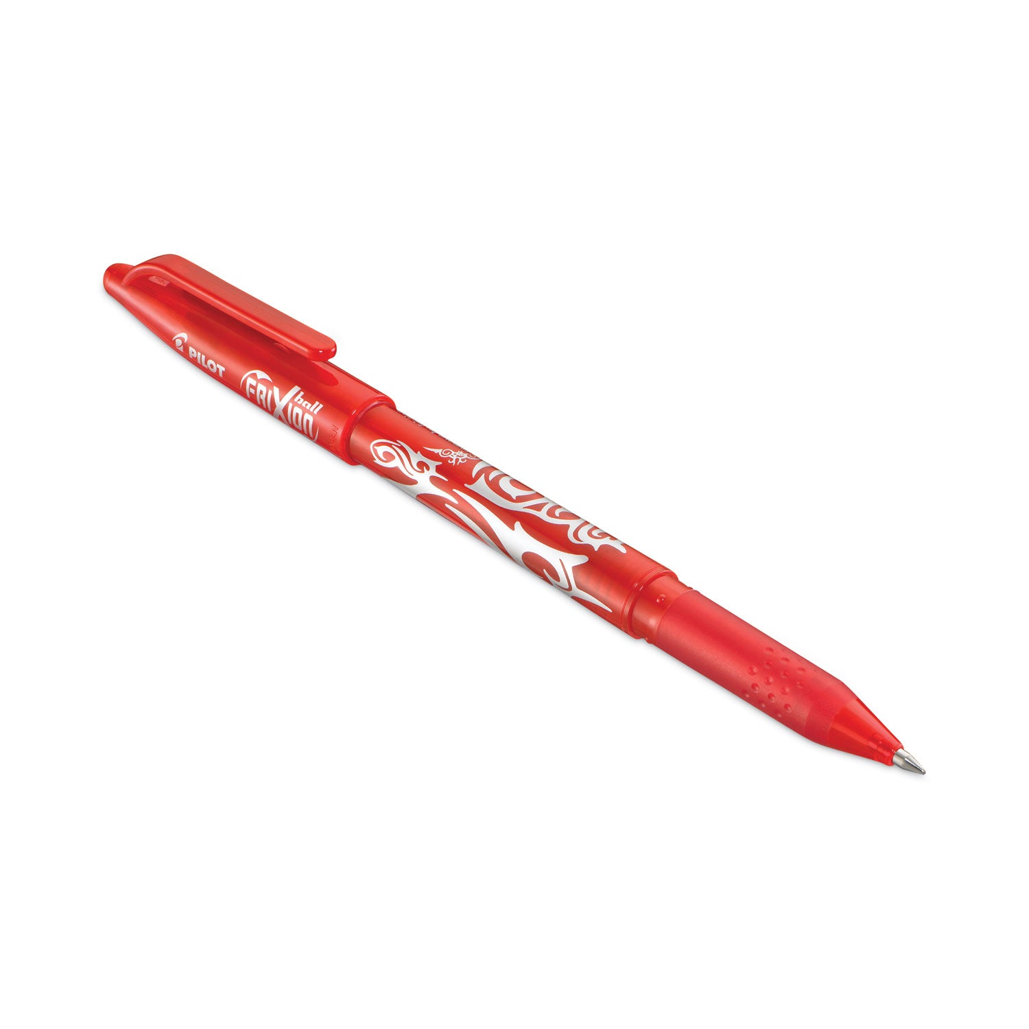 FriXion Ball Erasable Gel Pen, Stick, Fine 0.7 mm, Red Ink, Red Barrel - 