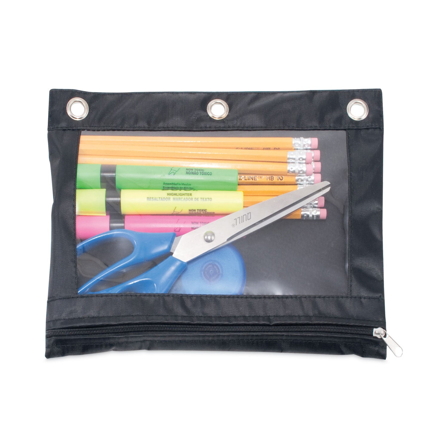 binder-pencil-pouch-10-x-738-black-clear-3-pack_avt63067 - 2