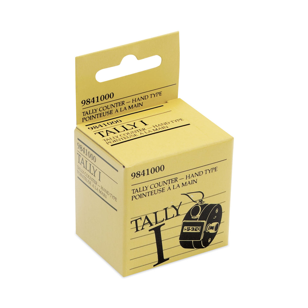 Tally I Hand Model Tally Counter, Registers 0-9999, Chrome - 