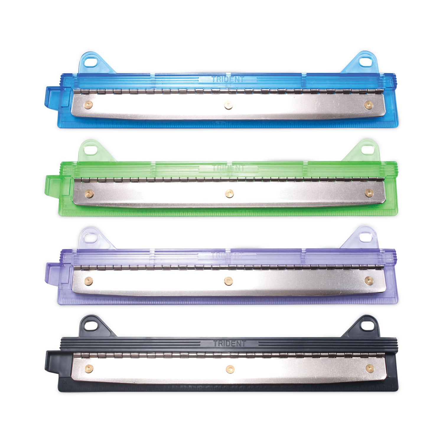 6-sheet-trident-binder-punch-three-hole-1-4-holes-assorted-colors_avtmcg600as - 1