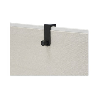 Plastic Coat Hook, 1-Hook, 1.75 x 5.25 x 4, Black - 