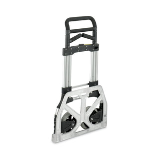 Stow-Away Heavy-Duty Hand Truck, 500 lb Capacity, 23 x 24 x 50, Aluminum - 