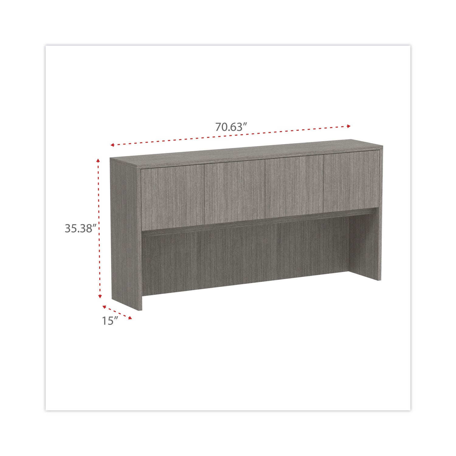 alera-valencia-series-hutch-with-doors-4-compartments-7063w-x-15d-x-3538h-gray_aleva287215gy - 2