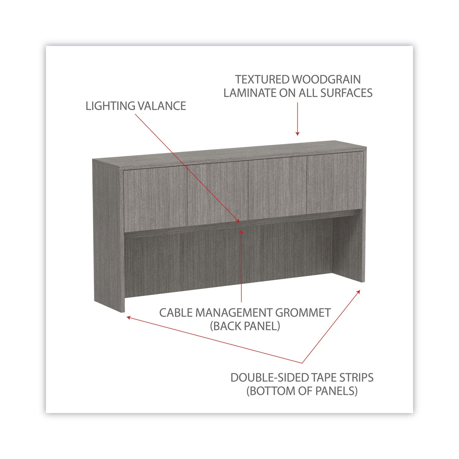 alera-valencia-series-hutch-with-doors-4-compartments-7063w-x-15d-x-3538h-gray_aleva287215gy - 3