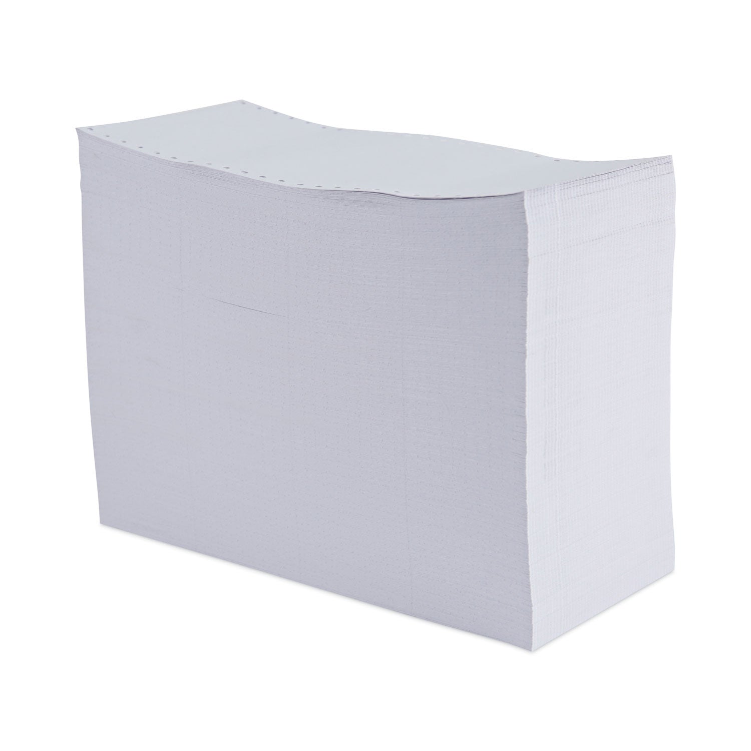 Continuous Postcards, Pin-Fed, 4 x 6, White, 4,000/Carton - 