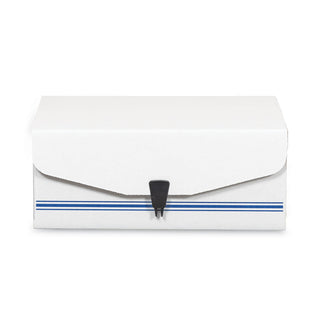 LIBERTY BINDER-PAK, Letter Files, 9.13" x 11.38" x 4.38", White/Blue - 