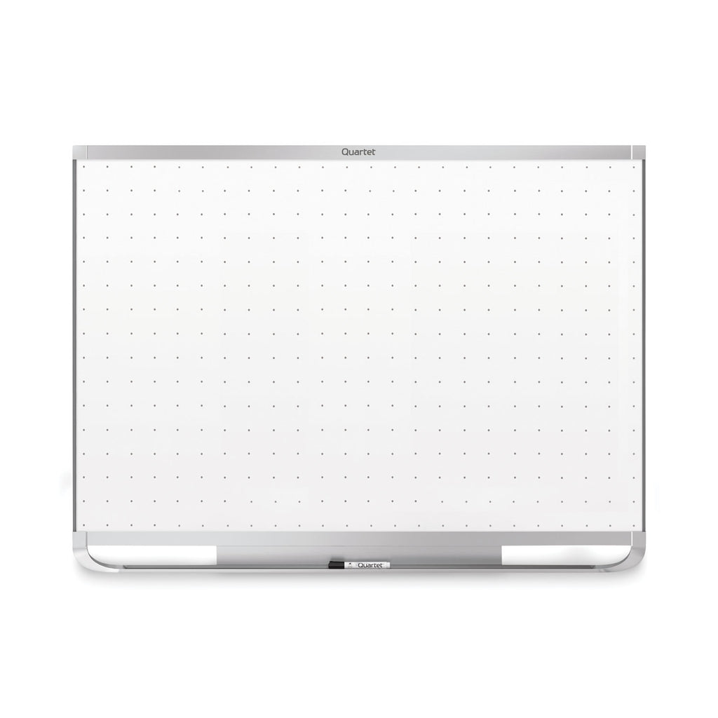 Prestige 2 Magnetic Total Erase Whiteboard, 48 x 36, White Surface, Graphite Fiberboard/Plastic Frame - 