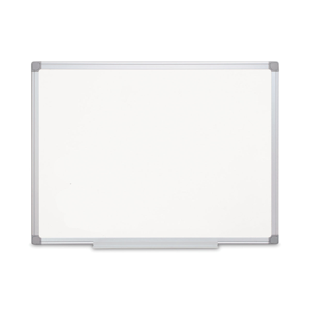 Earth Silver Easy-Clean Dry Erase Board, 48 x 36, White Surface, Silver Aluminum Frame