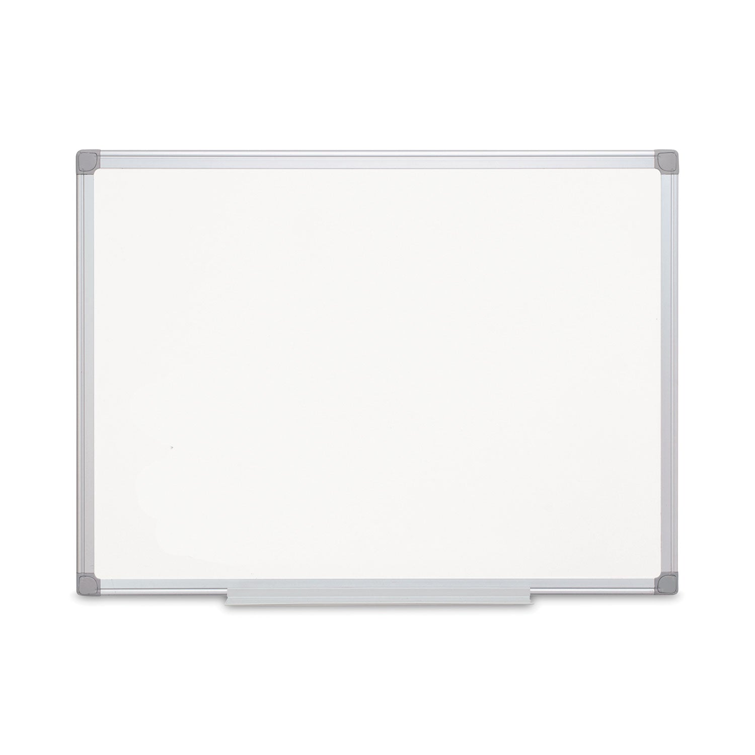 Earth Silver Easy-Clean Dry Erase Board, 48 x 36, White Surface, Silver Aluminum Frame