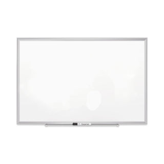 Classic Series Porcelain Magnetic Dry Erase Board, 48 x 36, White Surface, Silver Aluminum Frame - 
