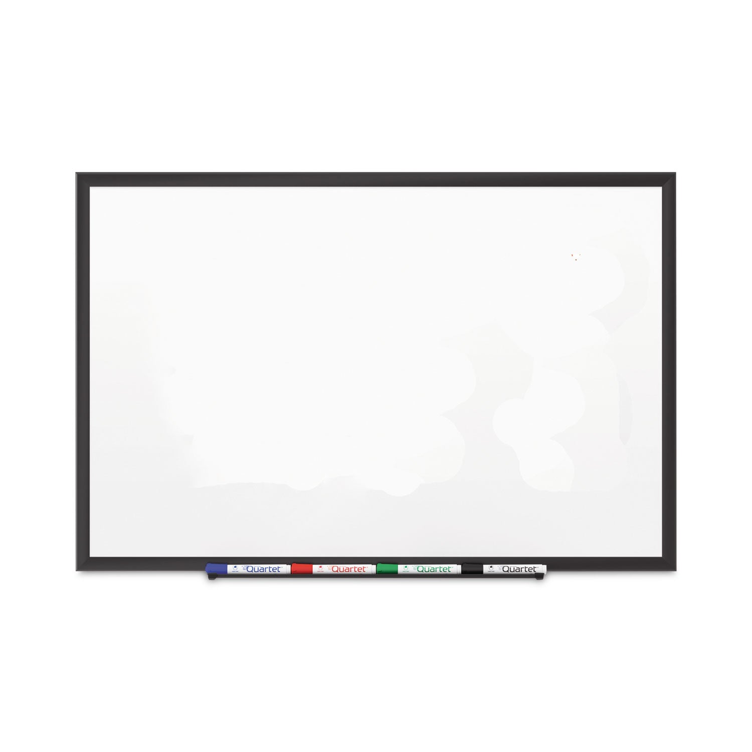 Classic Series Porcelain Magnetic Dry Erase Board, 72 x 48, White Surface, Black Aluminum Frame - 