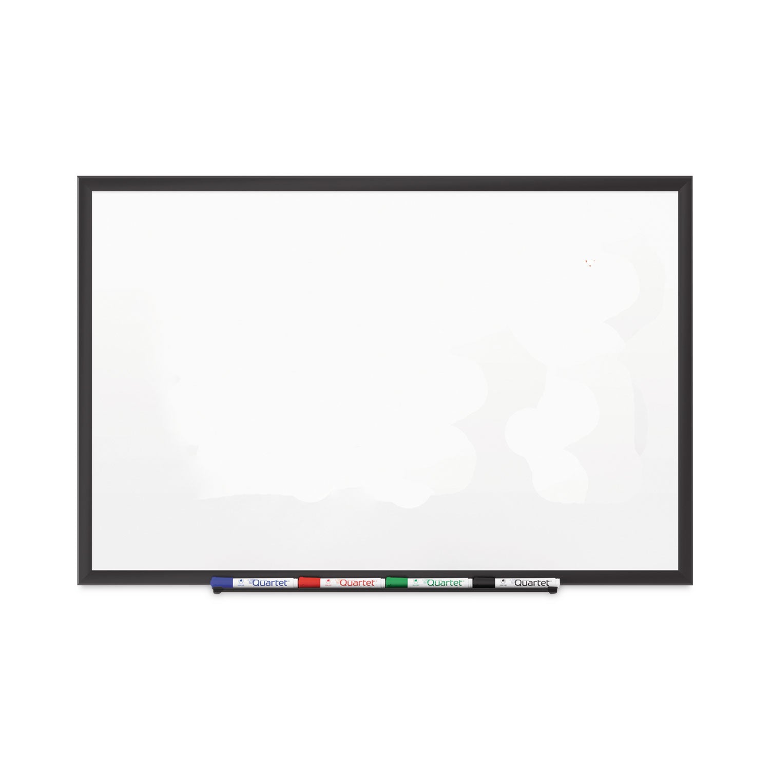 Classic Series Porcelain Magnetic Dry Erase Board, 96 x 48, White Surface, Black Aluminum Frame - 