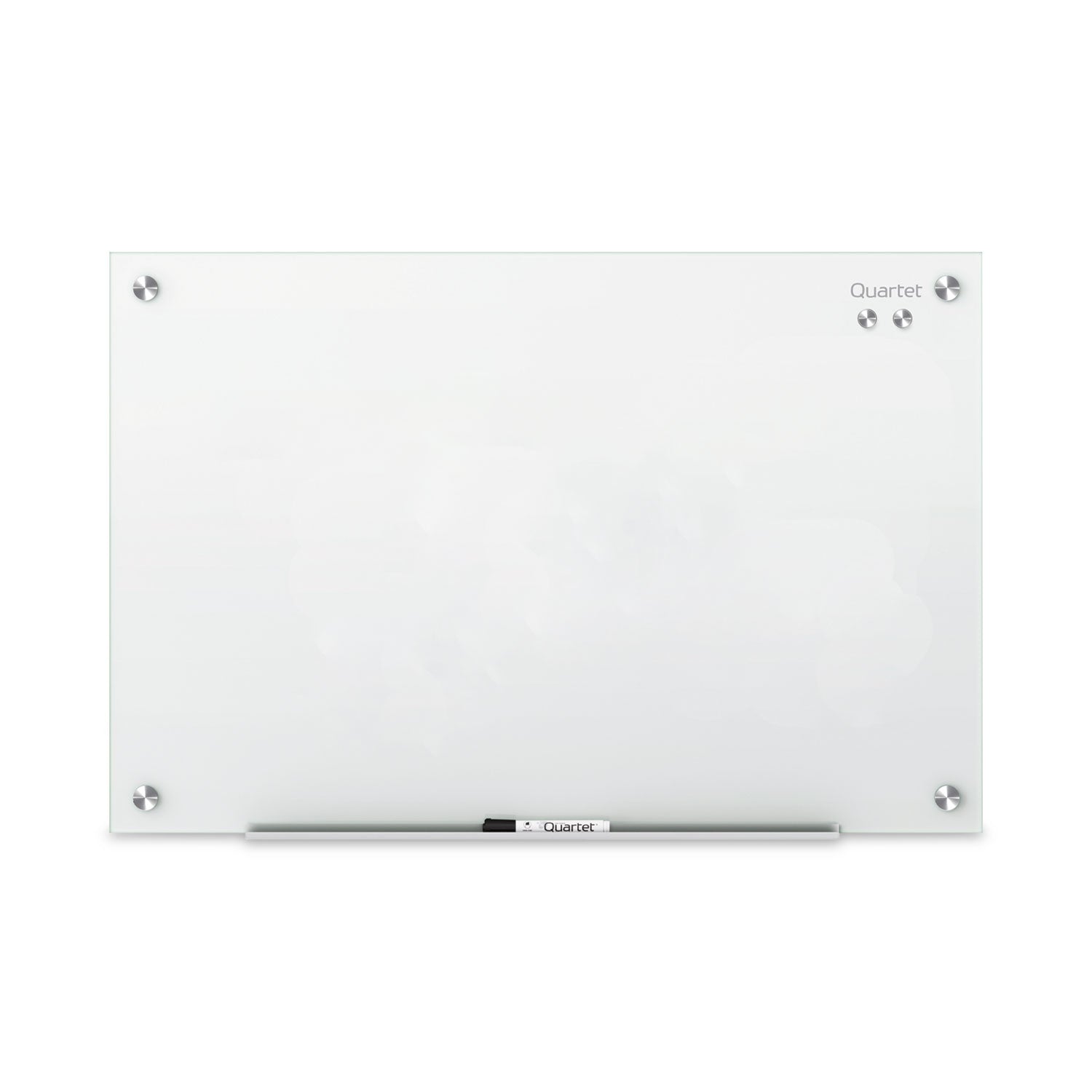 Infinity Glass Marker Board, 24 x 18, White Surface - 