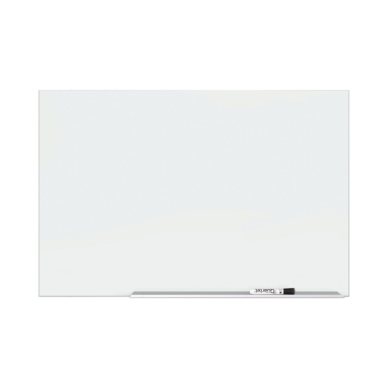 element-framed-magnetic-glass-dry-erase-boards-74-x-42-white-surface-silver-aluminum-frame_qrtg7442e - 1