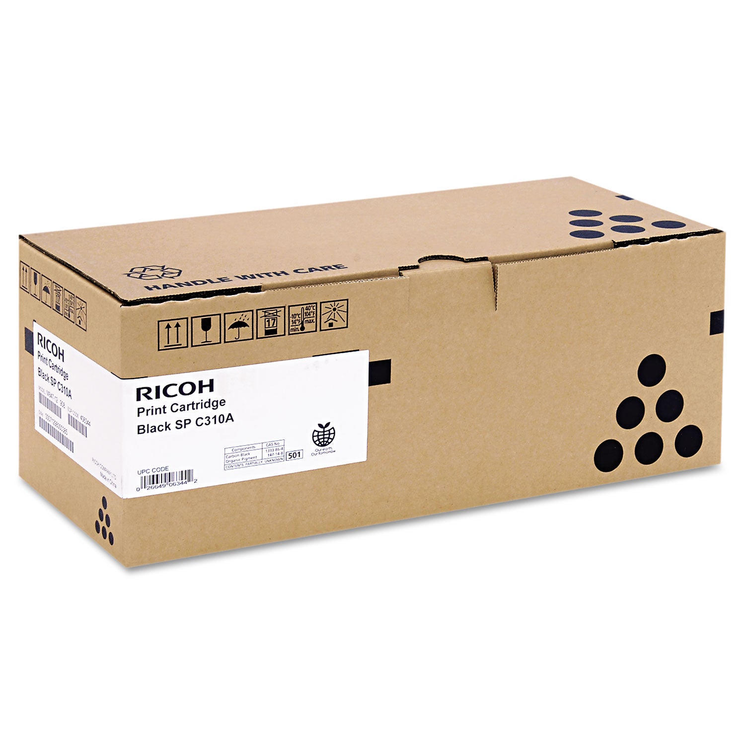 406344 Toner, 2,500 Page-Yield, Black - 