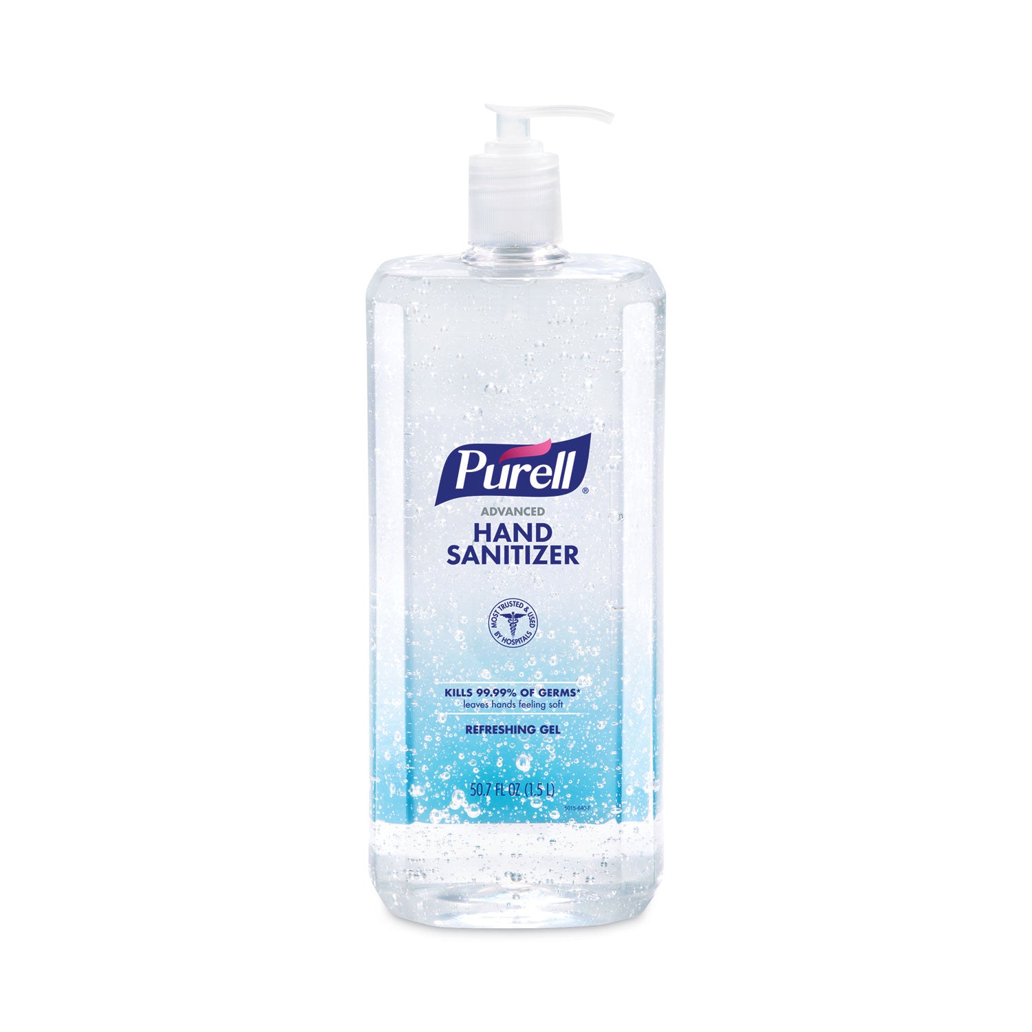 advanced-hand-sanitizer-refreshing-gel-15-l-pump-bottle-clean-scent-4-carton_goj501504ct - 2