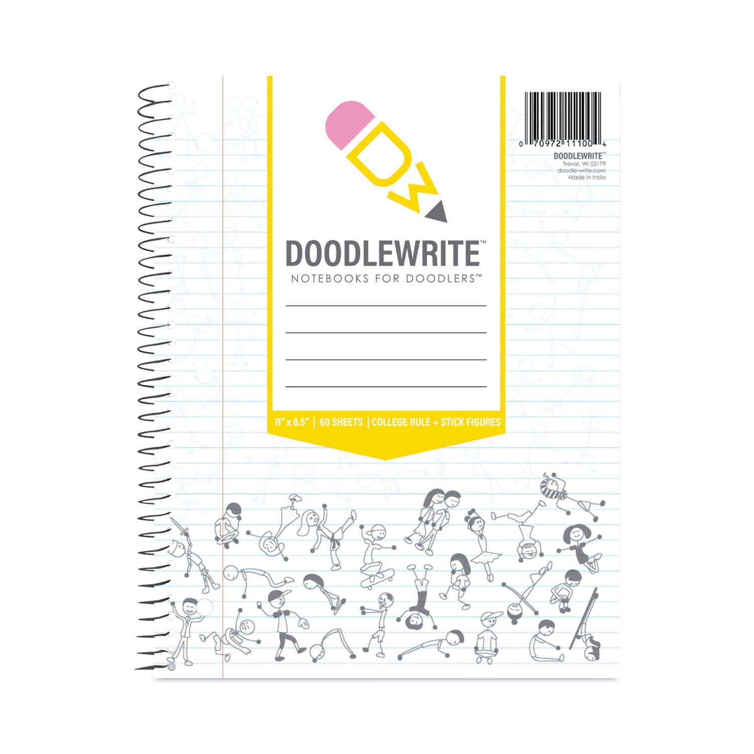 doodlewrite-notebooks-1-subject-medium-college-rule-white-cover-60-sheets-24-carton-ships-in-4-6-business-days_roa11100cs - 1