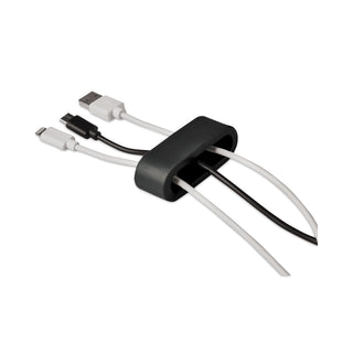 Multi Channel Cable Holder, 2" x 2", Black