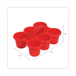 little-artist-antimicrobial-six-cup-caddy-red_def39509red - 3