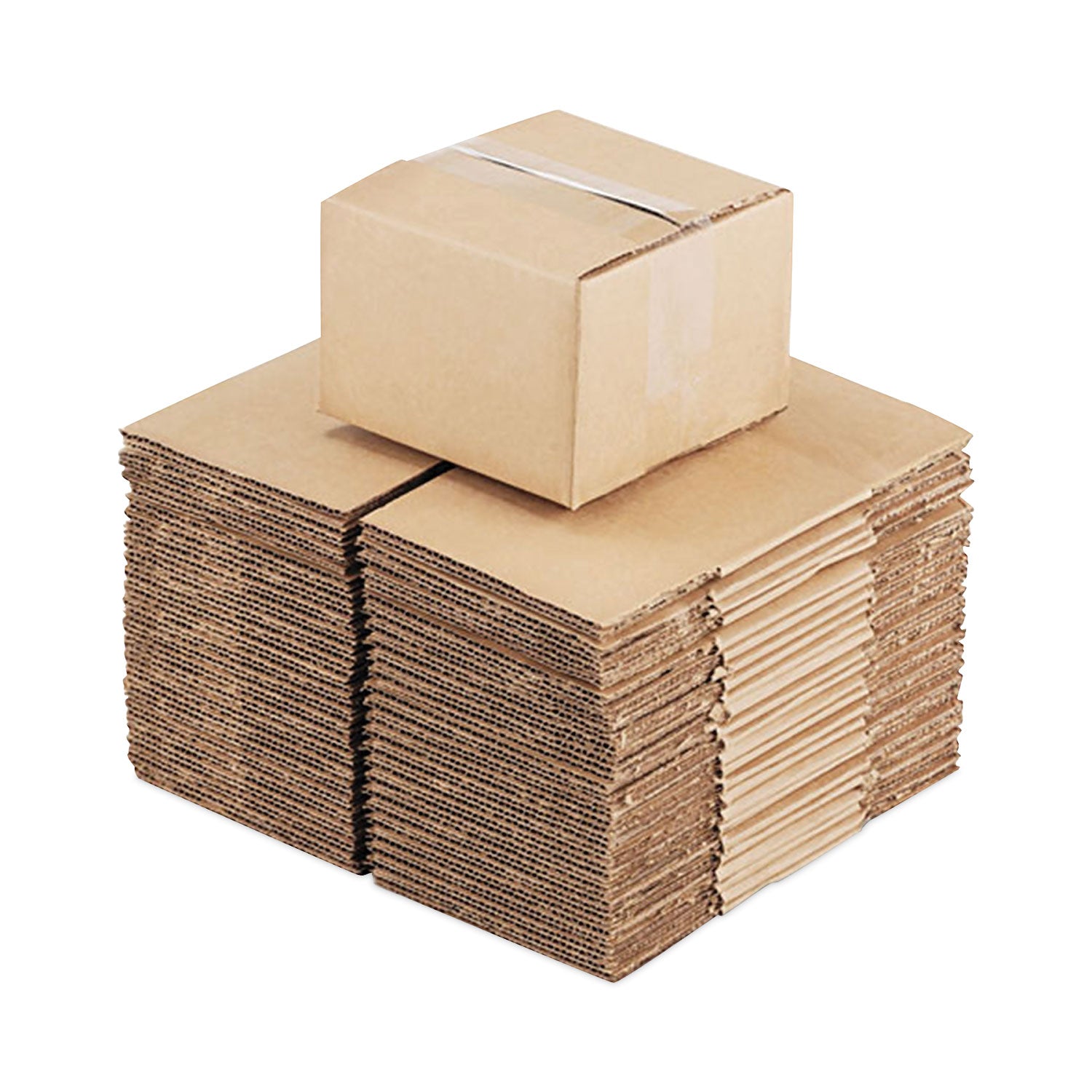 fixed-depth-brown-corrugated-shipping-boxes-regular-slotted-container-rsc-x-large-12-x-18-x-6-brown-kraft-25-bundle_unv18126 - 2