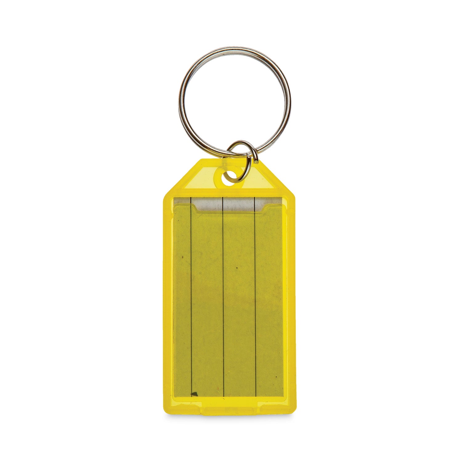 key-tags-metal-plastic-green-orange-purple-yellow-4-pack_cnk500135 - 3