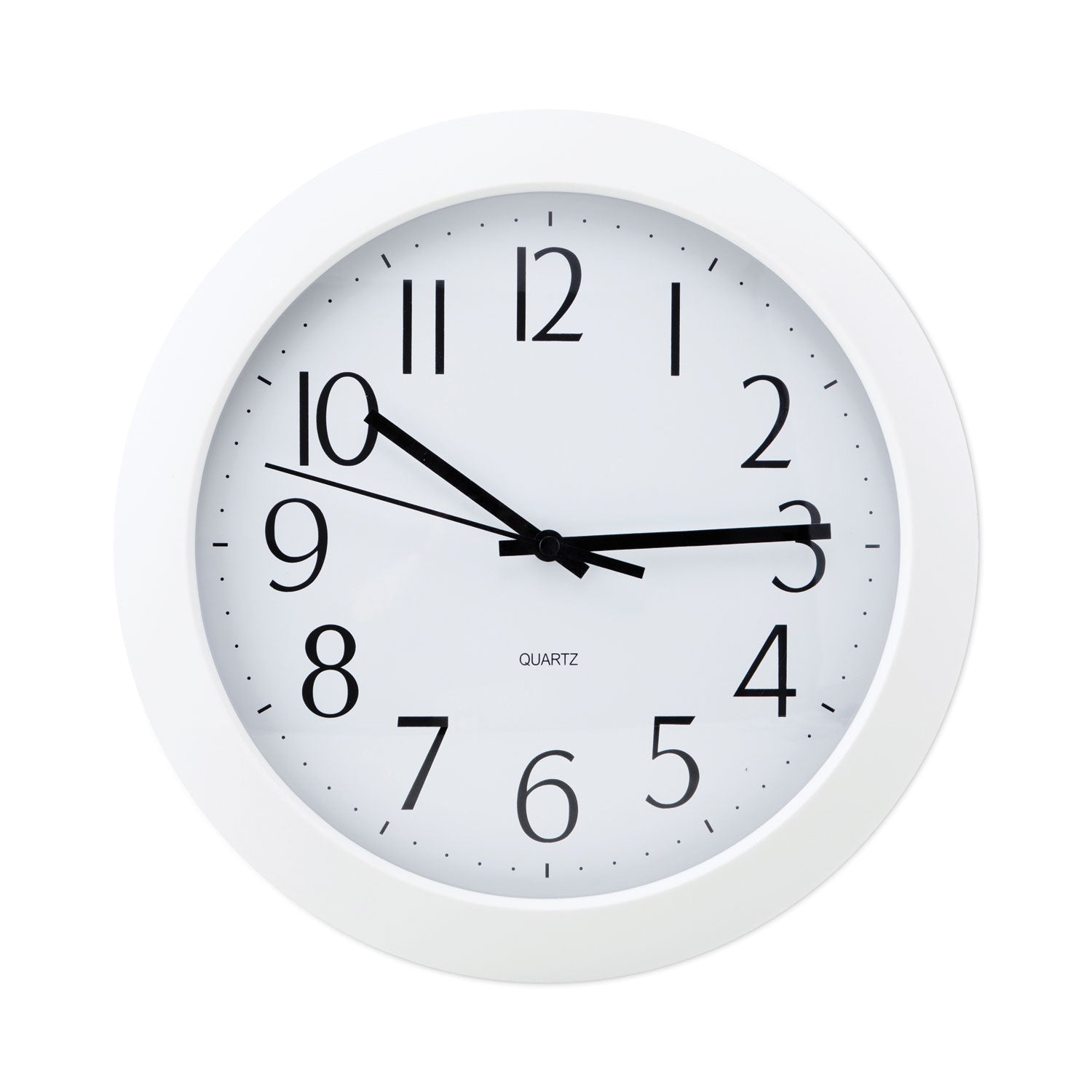 whisper-quiet-clock-12-overall-diameter-white-case-1-aa-sold-separately_unv10461 - 1