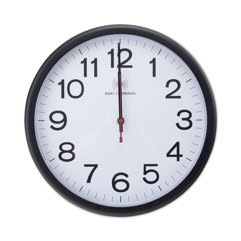 deluxe-13-1-2-indoor-outdoor-atomic-clock-135-overall-diameter-black-case-1-aa-sold-separately_unv10417 - 1