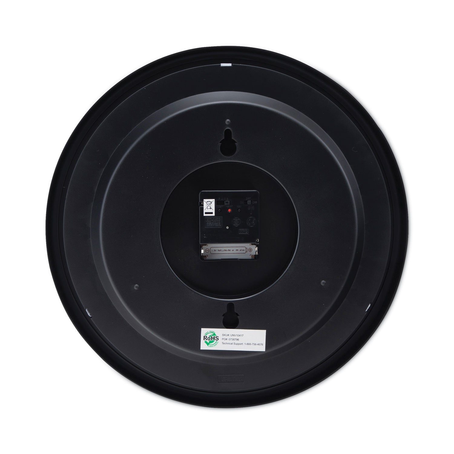 deluxe-13-1-2-indoor-outdoor-atomic-clock-135-overall-diameter-black-case-1-aa-sold-separately_unv10417 - 4