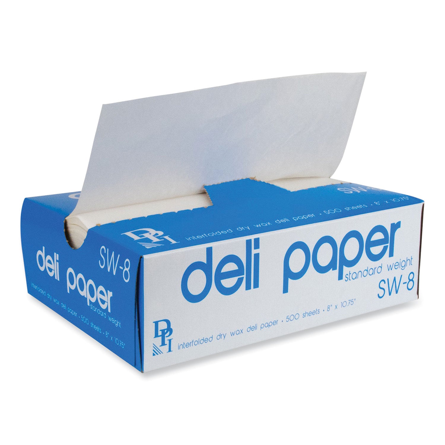 interfolded-deli-sheets-1075-x-8-standard-weight-500-sheets-box-12-boxes-carton_dpksw8 - 1