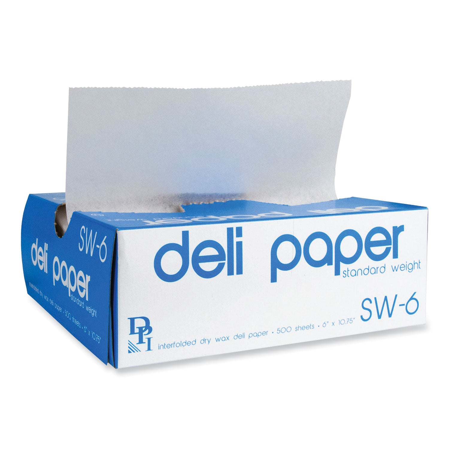 interfolded-deli-sheets-1075-x-6-standard-weight-500-sheets-box-12-boxes-carton_dpksw6 - 1