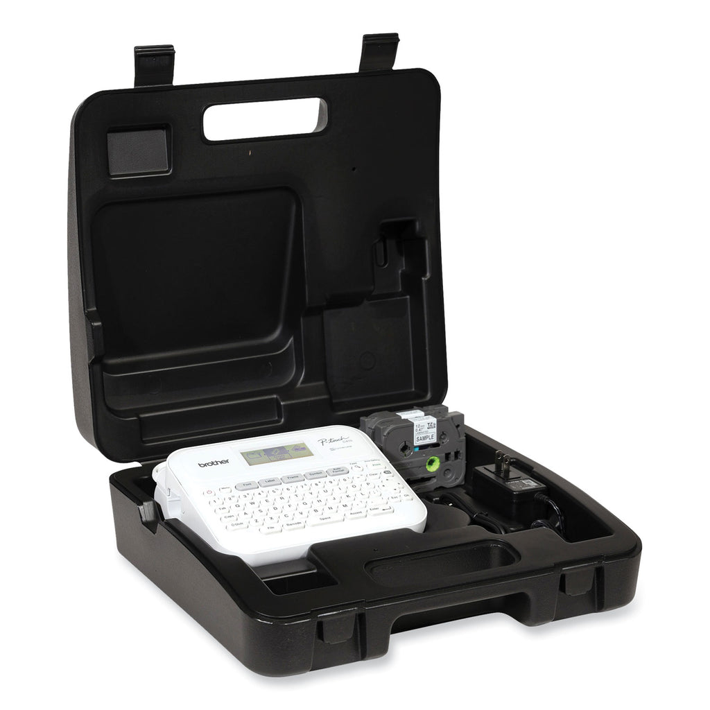 P-Touch PT-D410 Advanced Connected Label Maker with Storage Case, 20 mm/s, 6 x 14.2 x 13.3
