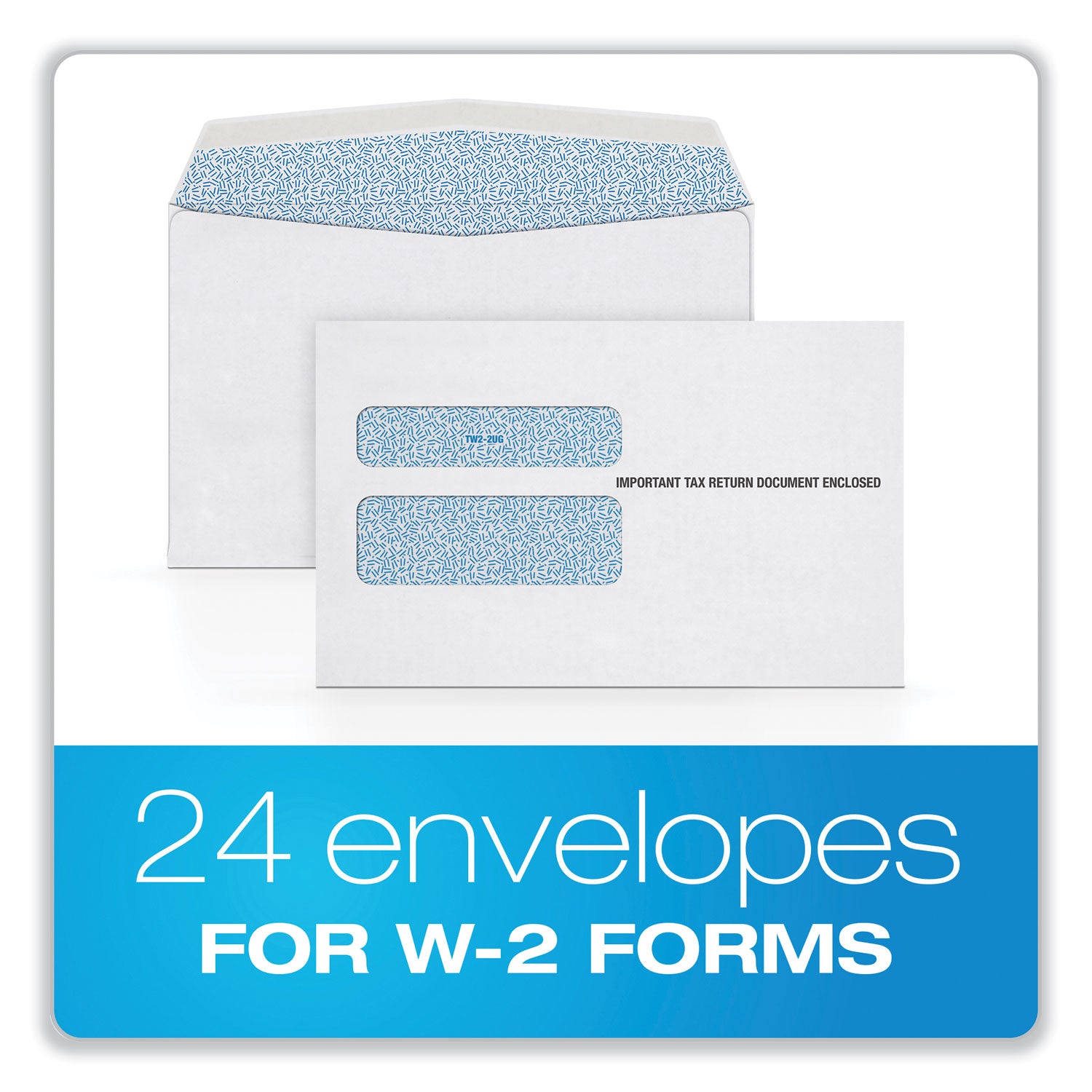 w-2-gummed-seal-double-window-envelopes-commercial-flap-gummed-closure-563-x-9-white-24-pack_top2219lsr - 3