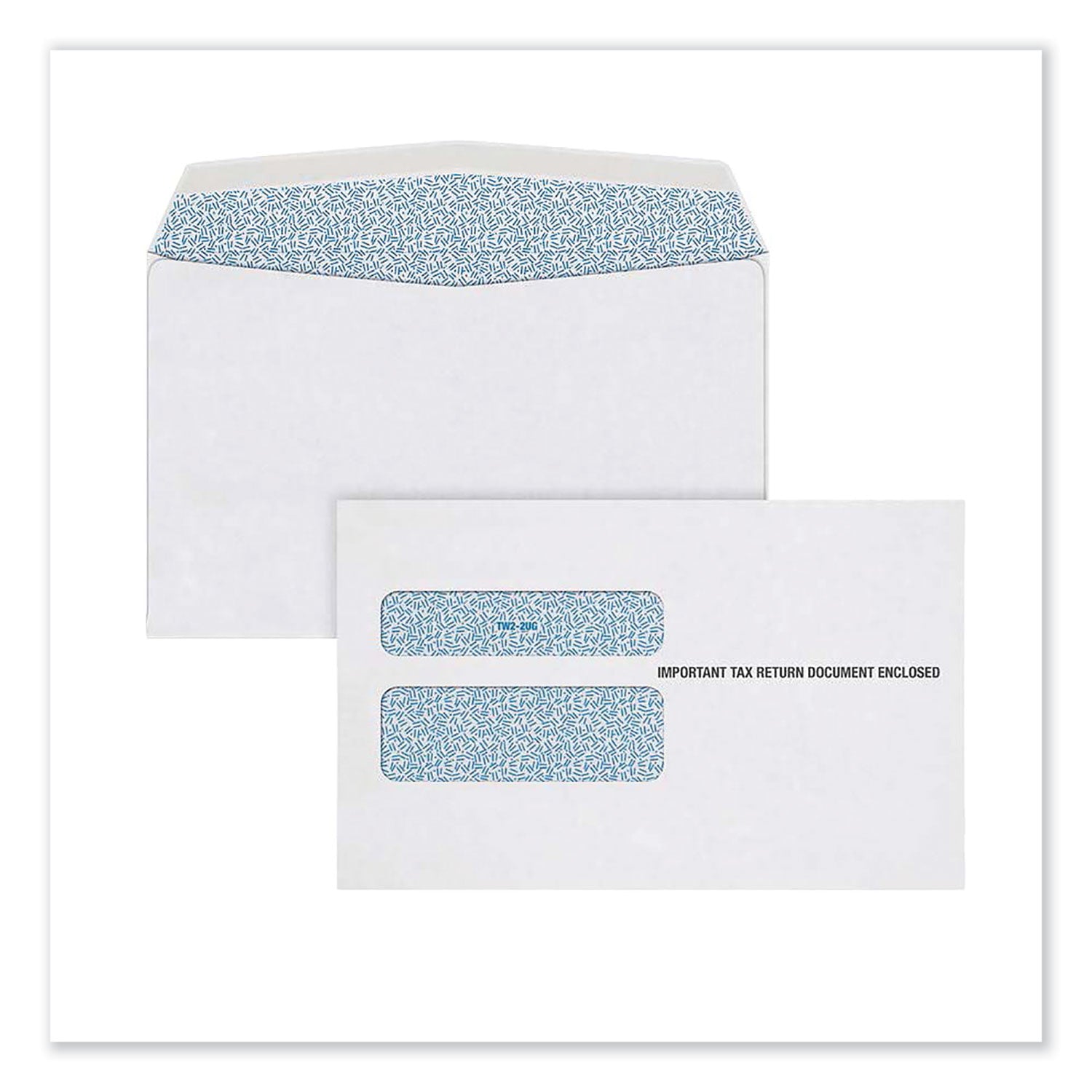 w-2-gummed-seal-double-window-envelopes-commercial-flap-gummed-closure-563-x-9-white-24-pack_top2219lsr - 1