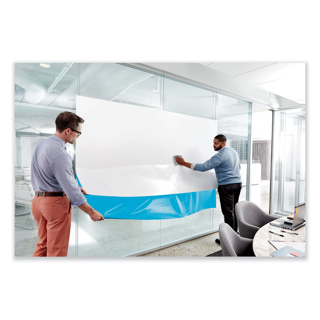 Dry Erase Surface with Adhesive Backing, 48 x 36, White Surface