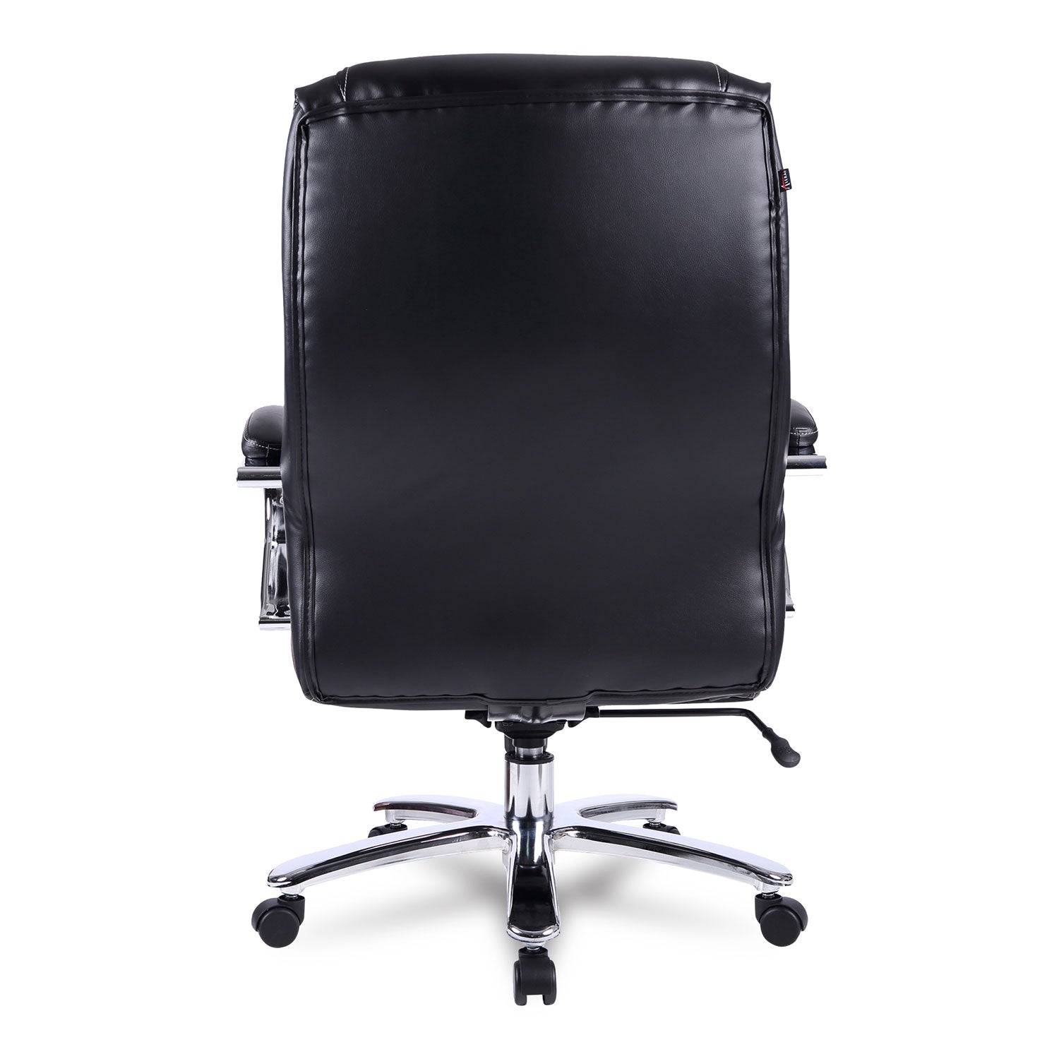 alera-maxxis-series-big-tall-bonded-leather-chair-supports-500-lb-2142-to-25-seat-height-black-seat-back-chrome-base_alems4419 - 3