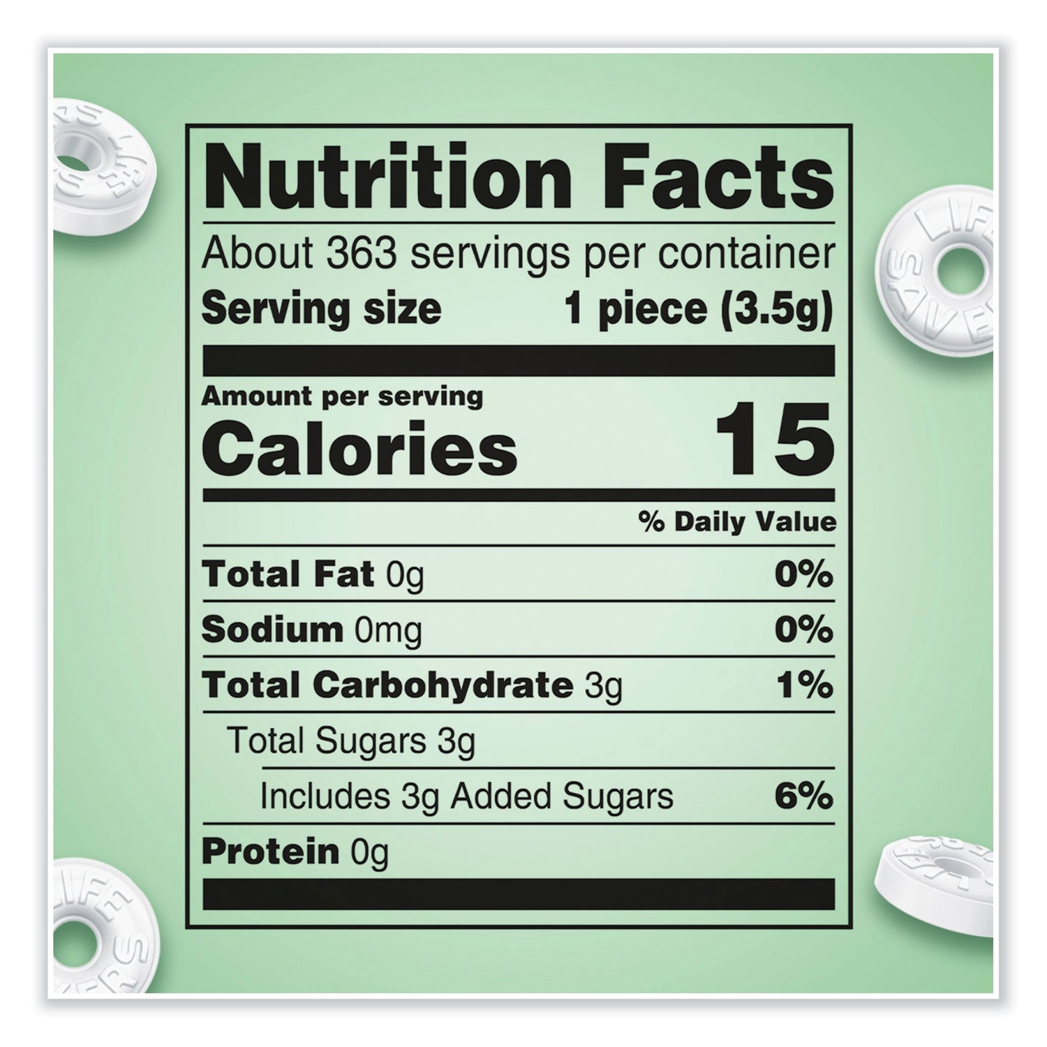 Hard Candy Mints, Wint-O-Green, 44.93 oz Bag