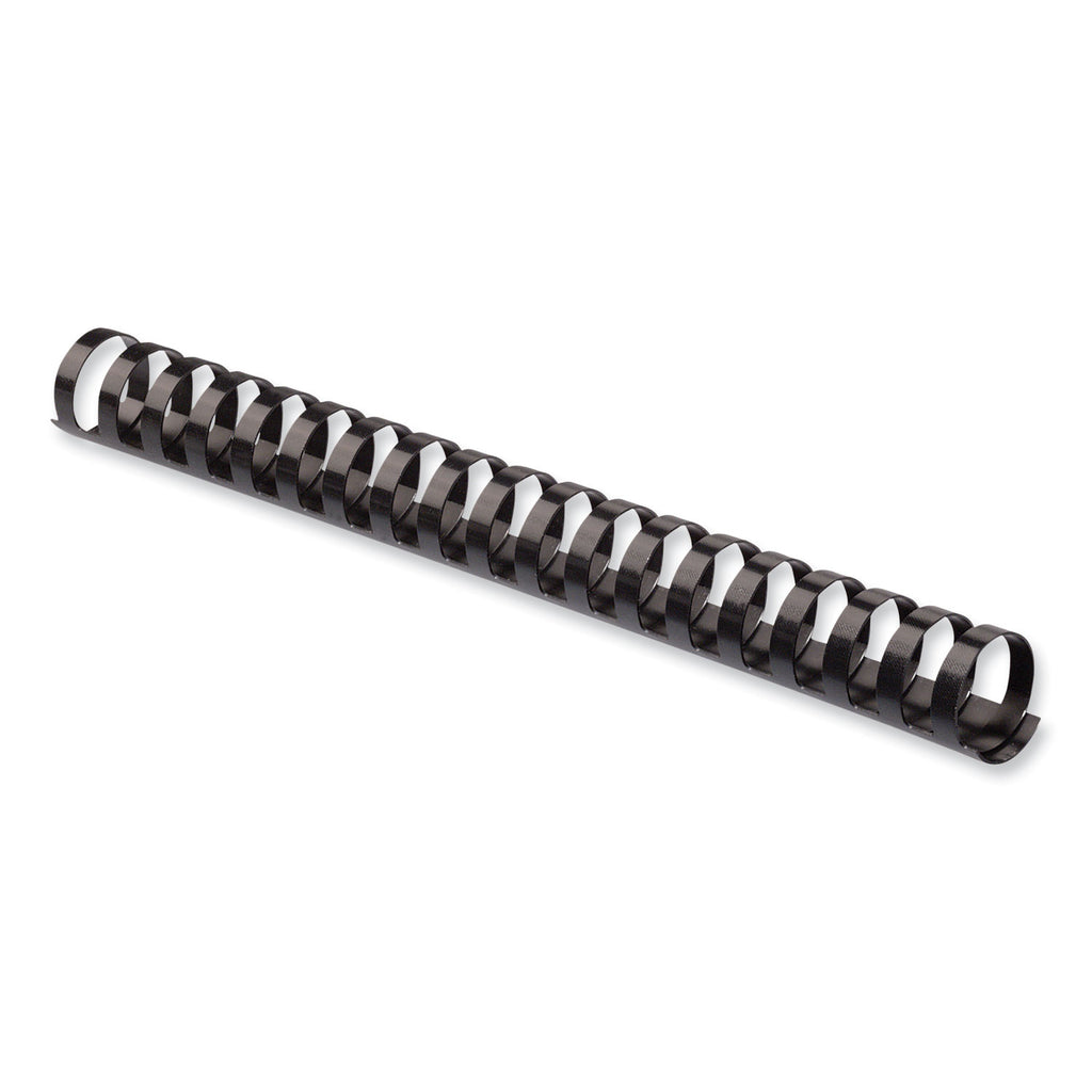 plastic-comb-bindings-3-4-diameter-150-sheet-capacity-black-25-pack_fel52509 - 2