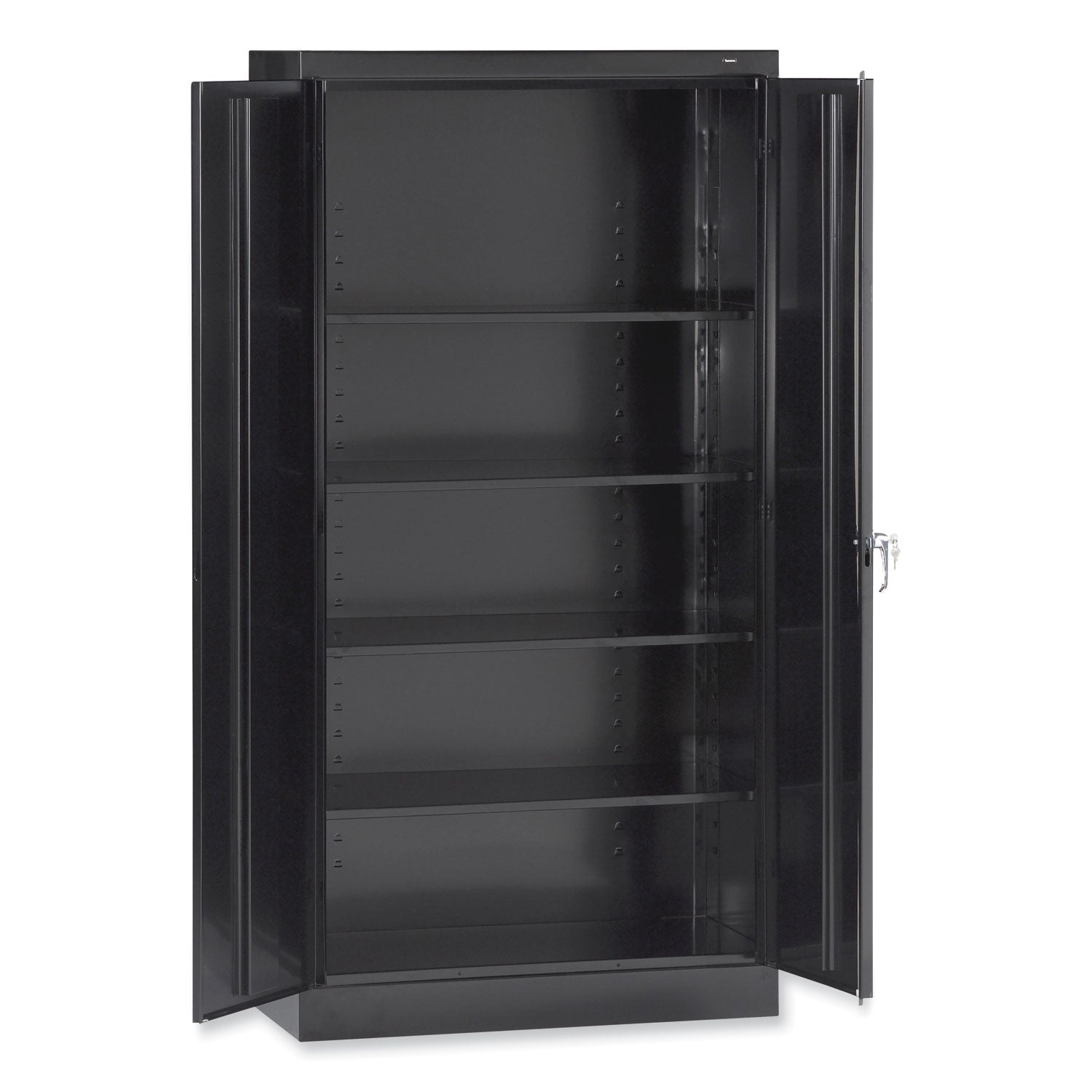 72" High Standard Cabinet (Unassembled), 36w x 18d x 72h, Black - 
