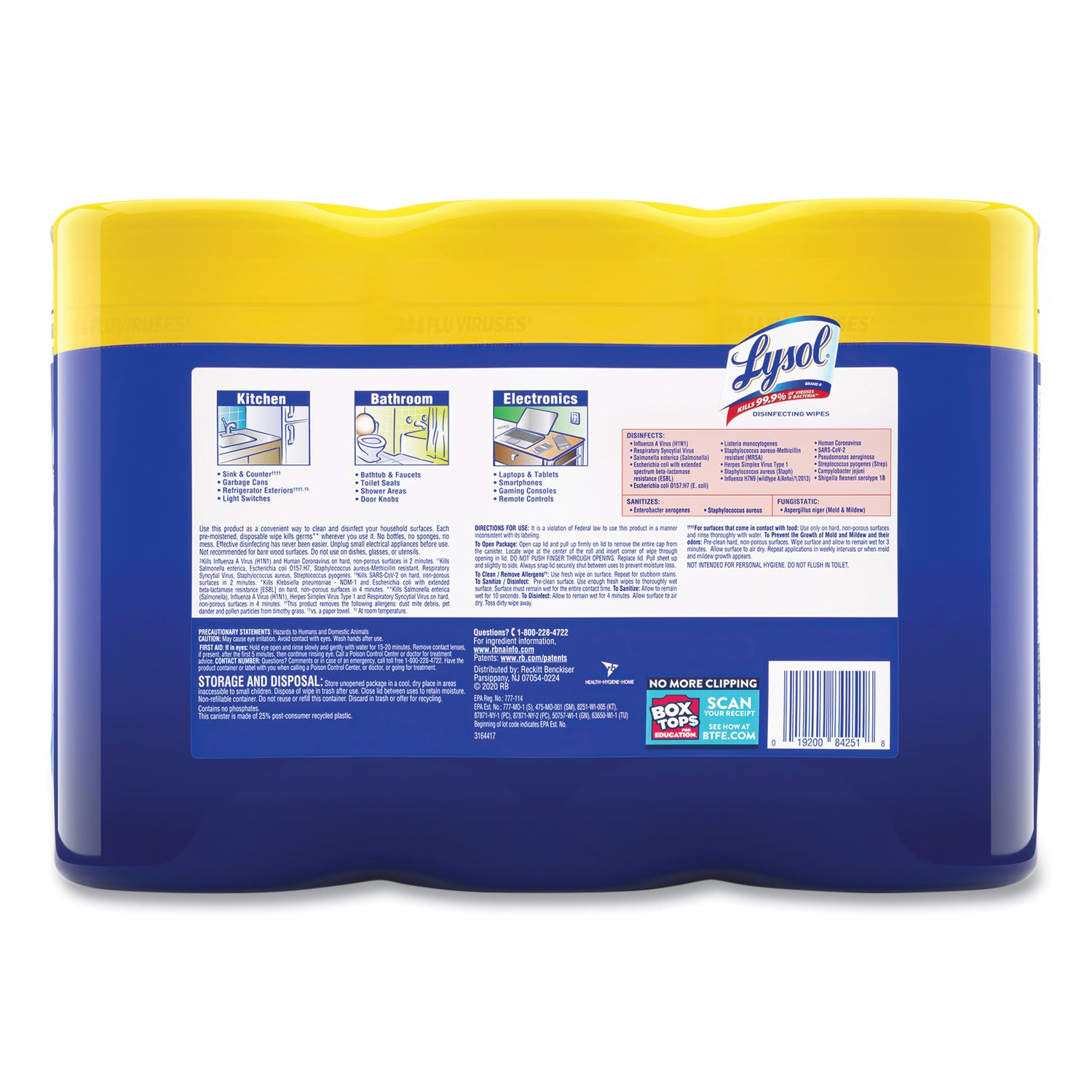 disinfecting-wipes-1-ply-7-x-725-lemon-and-lime-blossom-white-80-wipes-canister-3-canisters-pack_rac84251pk - 2