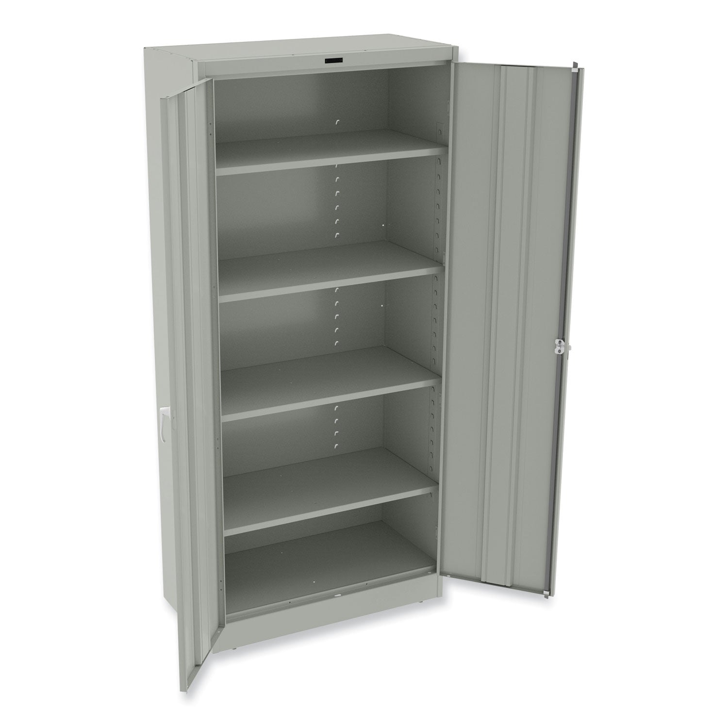 78" High Deluxe Cabinet, 36w x 18d x 78h, Light Gray - 
