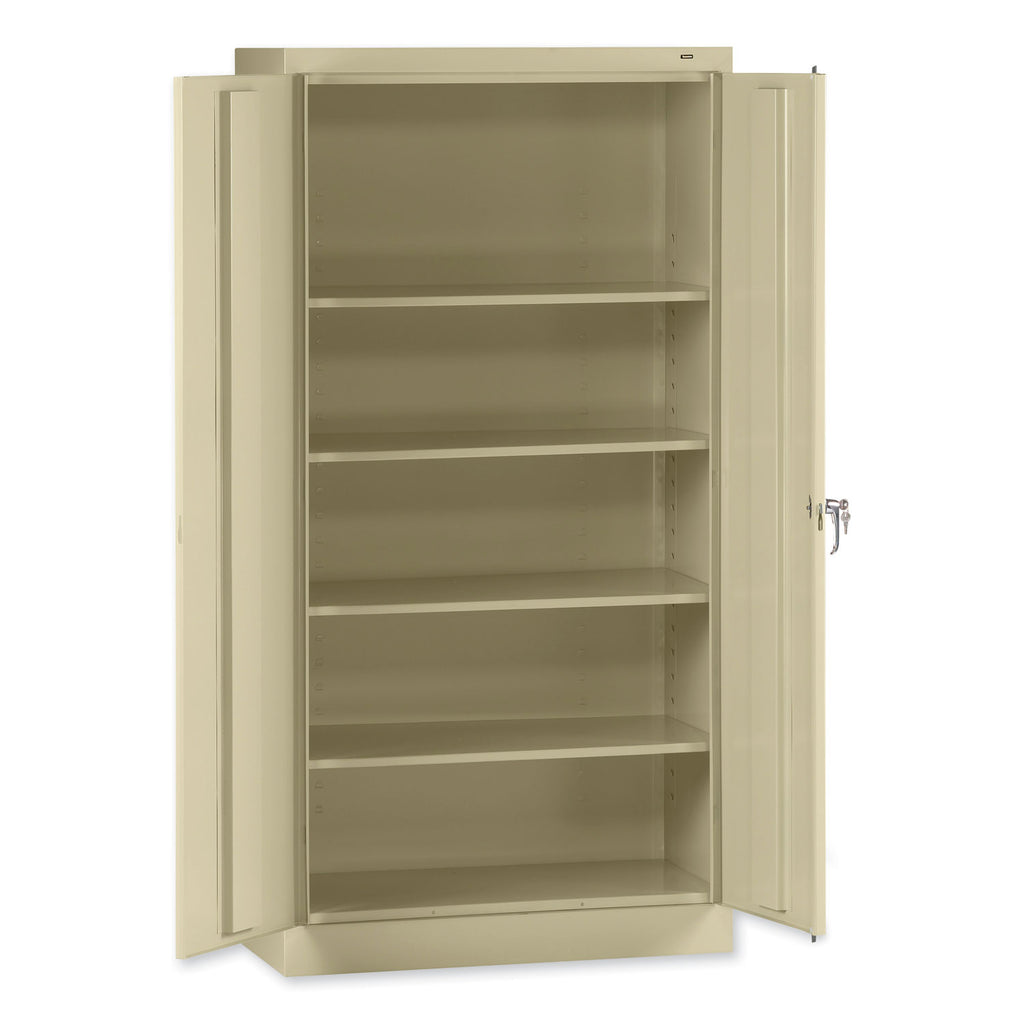 72" High Standard Cabinet (Unassembled), 36w x 18d x 72h, Putty - 