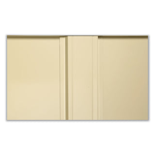 Janitorial Cabinet, 36w x 18d x 64h, Putty
