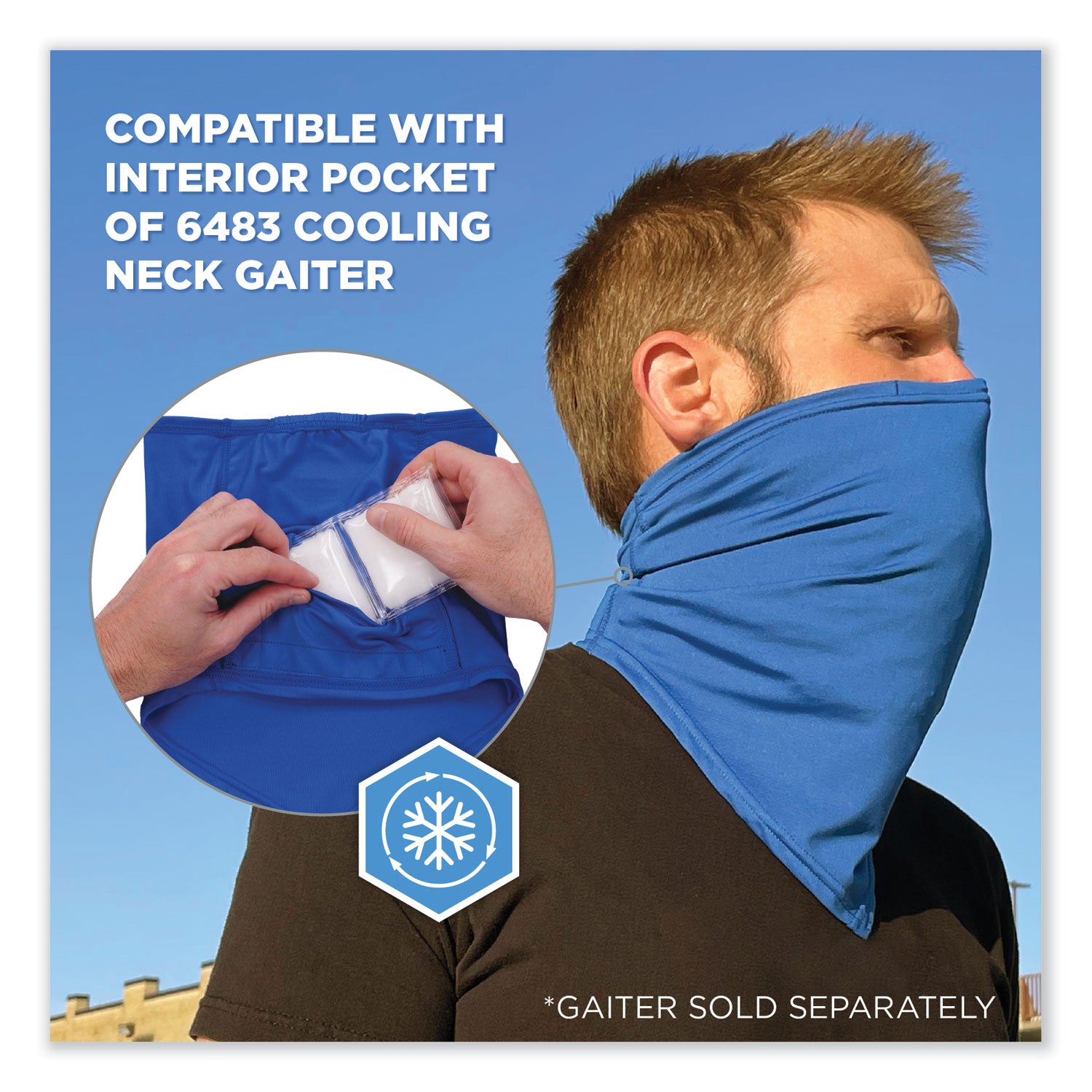 Chill-Its 6283 Rechargeable Phase Change Ice Pack, 3 x 6, Ships in 1-3 Business Days