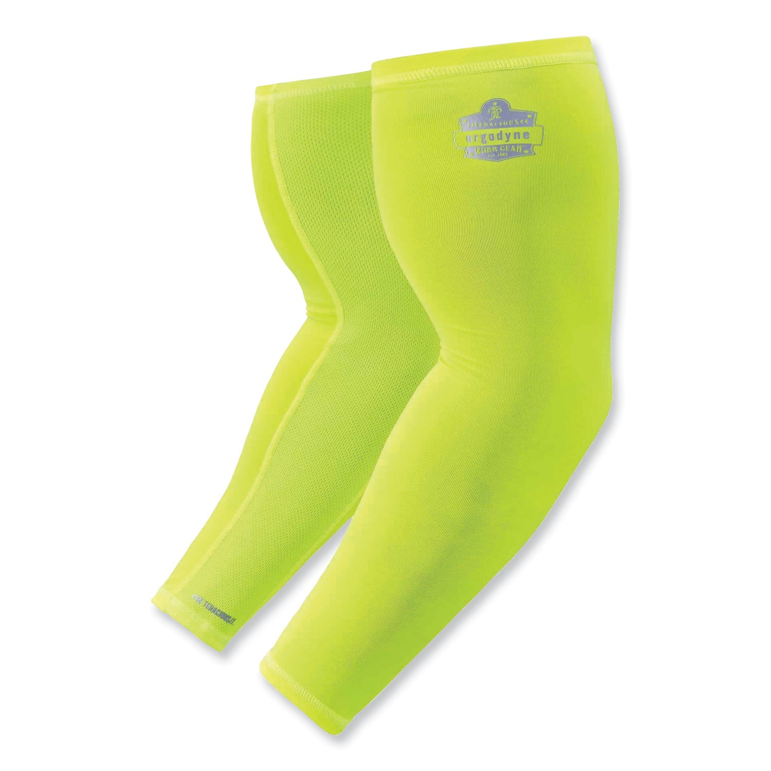 chill-its-6690-performance-knit-cooling-arm-sleeve-polyester-spandex-medium-lime-2-sleeves-ships-in-1-3-business-days_ego12283 - 1