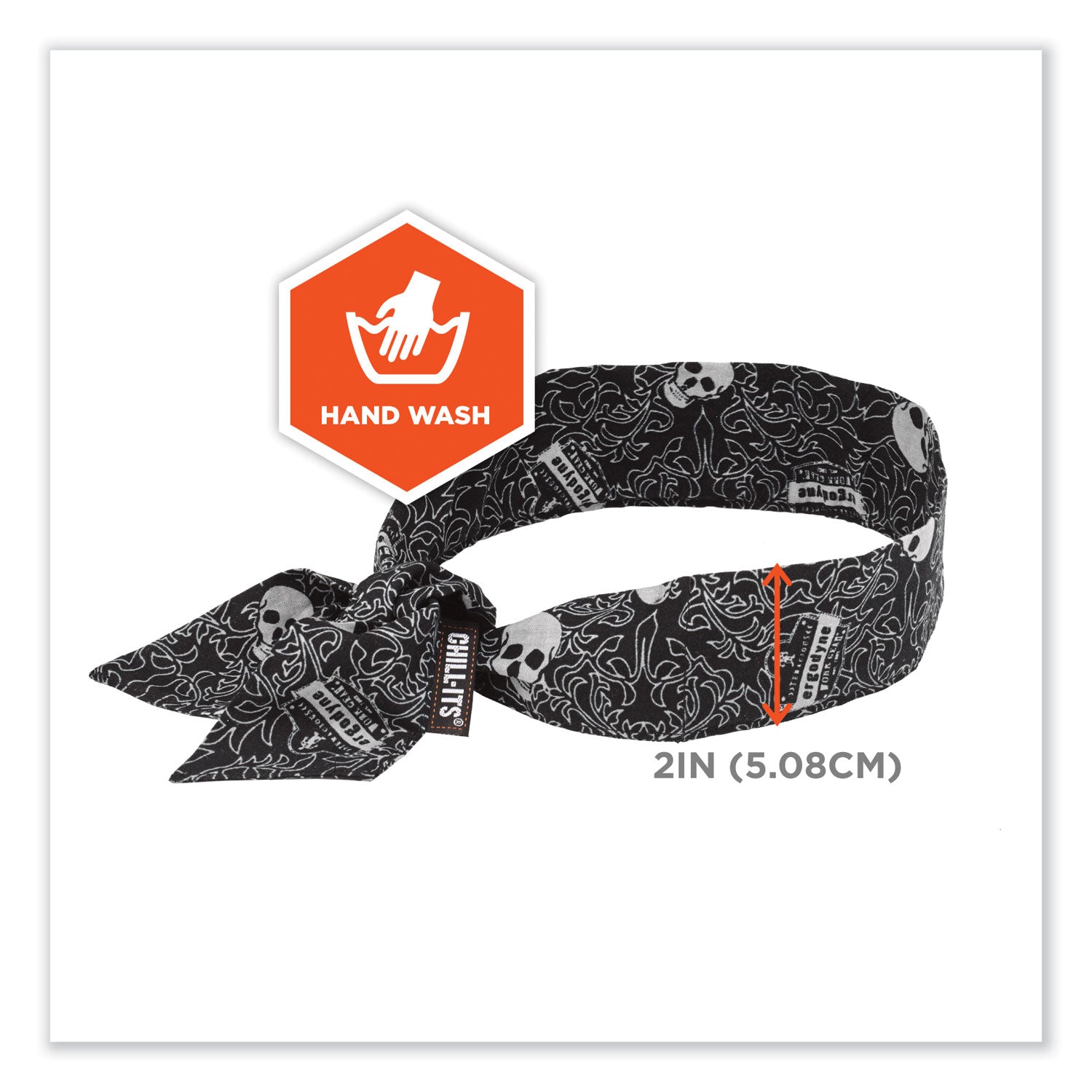 chill-its-6700-cooling-bandana-polymer-tie-headband-one-size-fits-most-skulls-ships-in-1-3-business-days_ego12329 - 7