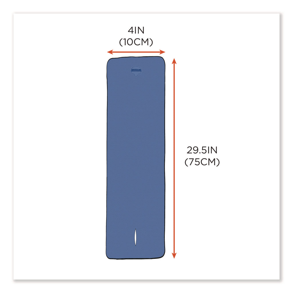 Chill-Its 6603 Evaporative PVA Cooling Band, 29.5 x 4, One Size Fits Most, PVA, Blue, Ships in 1-3 Business Days