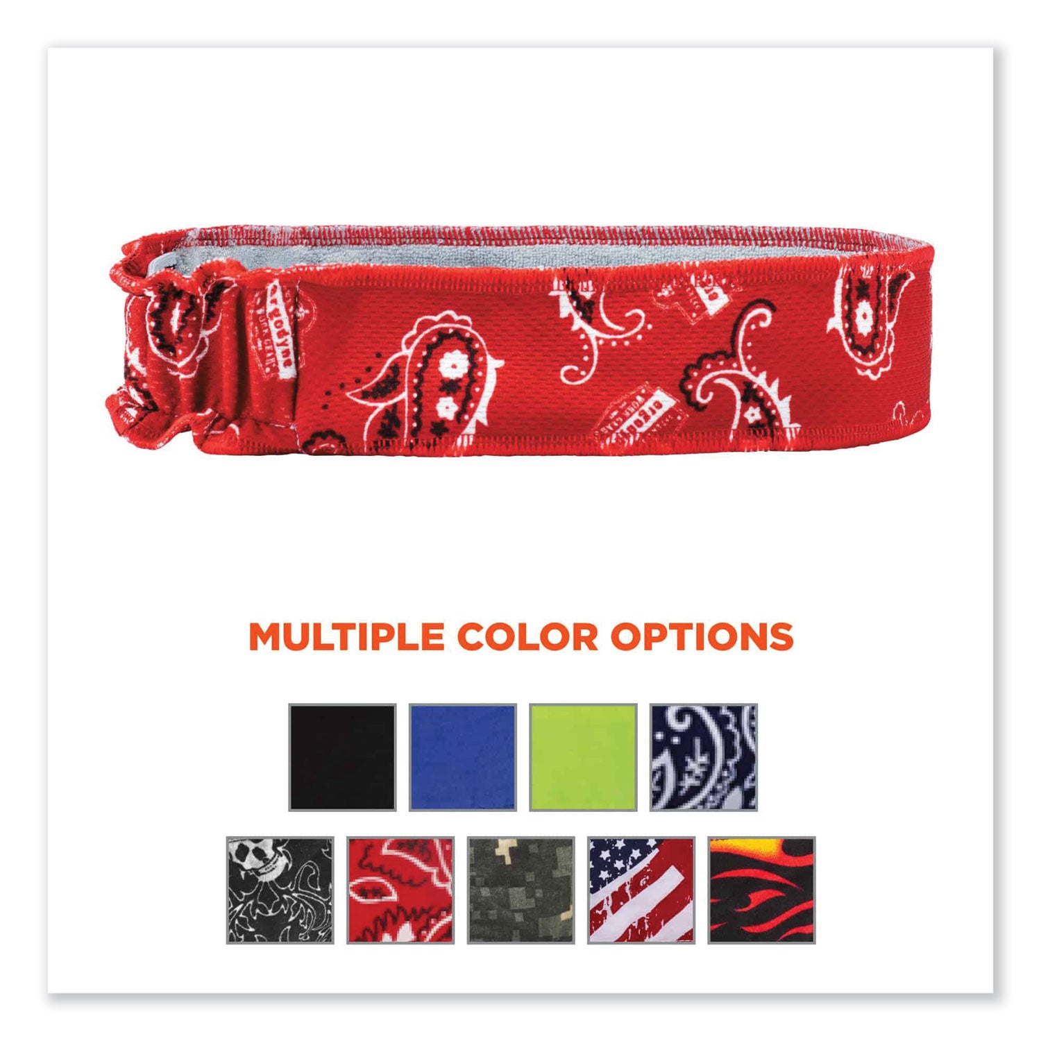 chill-its-6605-high-performance-cotton-terry-cloth-sweatband-one-size-fits-most-red-western-ships-in-1-3-business-days_ego12423 - 5