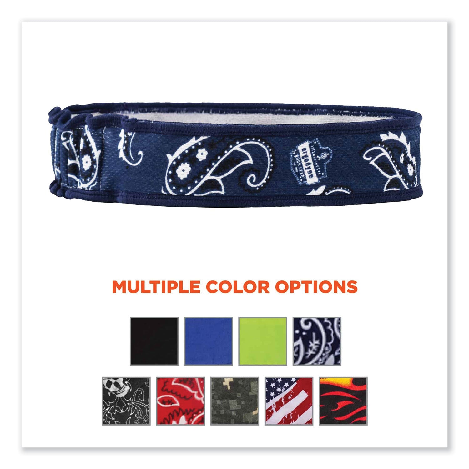 chill-its-6605-high-performance-cotton-terry-cloth-sweatband-one-size-fits-most-navy-western-ships-in-1-3-business-days_ego12424 - 5