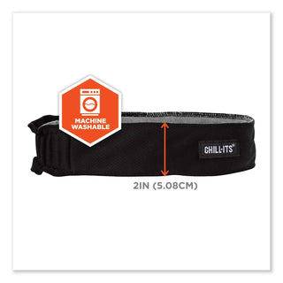 chill-its-6605-high-perform-terry-cloth-sweatband-cotton-terry-cloth-one-size-fits-most-black-ships-in-1-3-business-days_ego12433 - 6