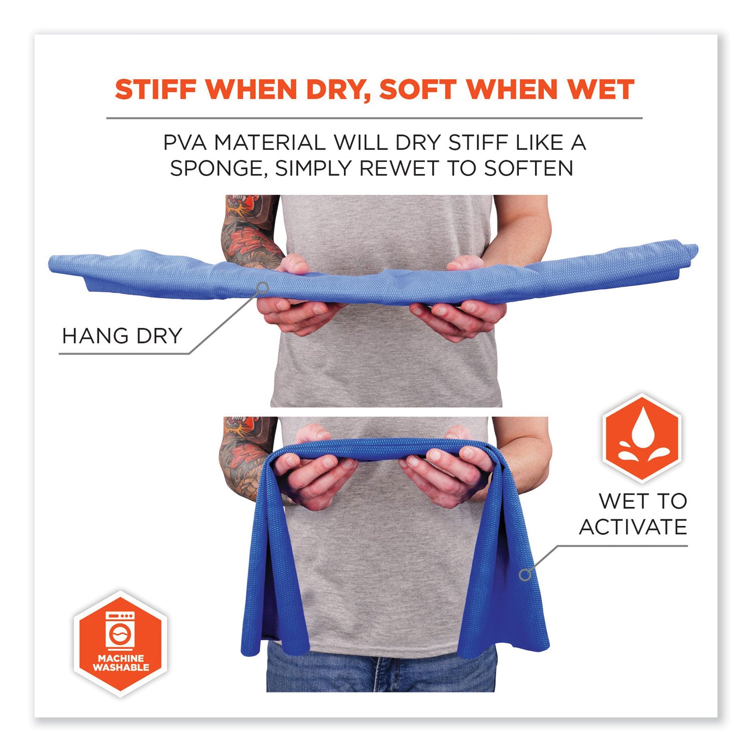 chill-its-6602-evaporative-pva-cooling-towel-295-x-13-one-size-fits-most-pva-gray-ships-in-1-3-business-days_ego12438 - 4